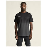 Evolve 2.0 Structured Graphic Jersey M - Black - Closeup 5