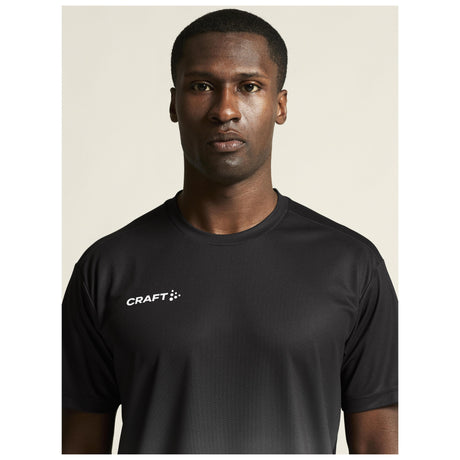 Evolve 2.0 Structured Graphic Jersey M - Black - Closeup 6