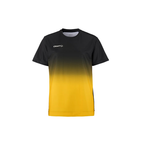 Evolve 2.0 Structured Graphic Jersey W - Black/Yellow - Front