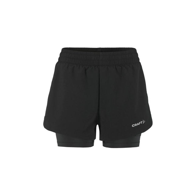 Adv Essence 2-In-1 Shorts 2 W - Black - Front