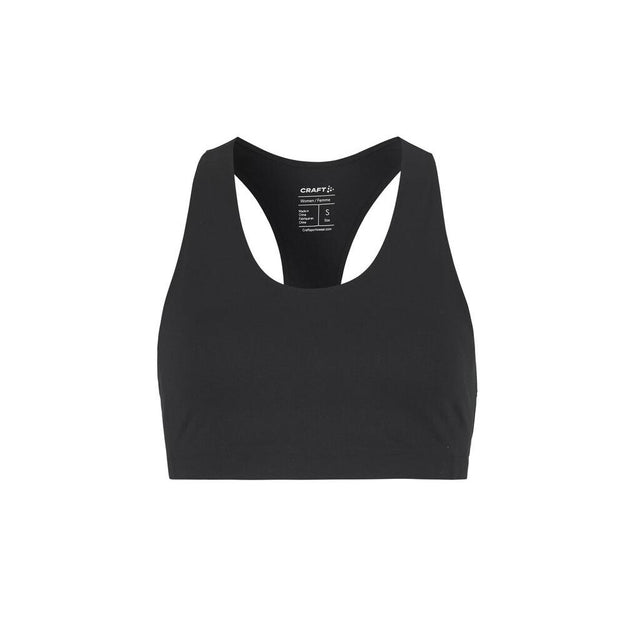 Collective Padded Sports Bra W - Black - Front