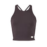 Collective Cropped Singlet W - Dark Plum - Front