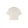Collective Relaxed Ss Tee W - Beige - Front