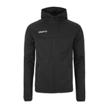 Evolve 2.0 Brushed Hood Jkt M - Black - Front