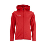 Evolve 2.0 Brushed Hood Jkt W - Red - Front