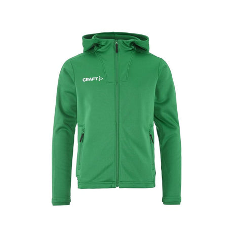 Evolve 2.0 Brushed Hood Jkt Jr - Green - Front