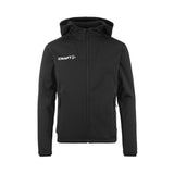 Evolve 2.0 Brushed Hood Jkt Jr - Black - Front