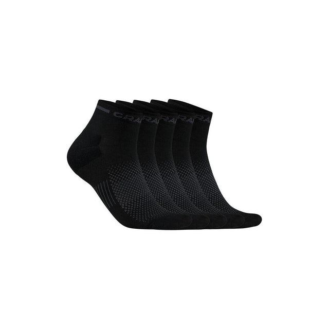Active Mid Sock 5-Pack - Black - Front