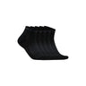 Active Mid Sock 5-Pack - Black - Front