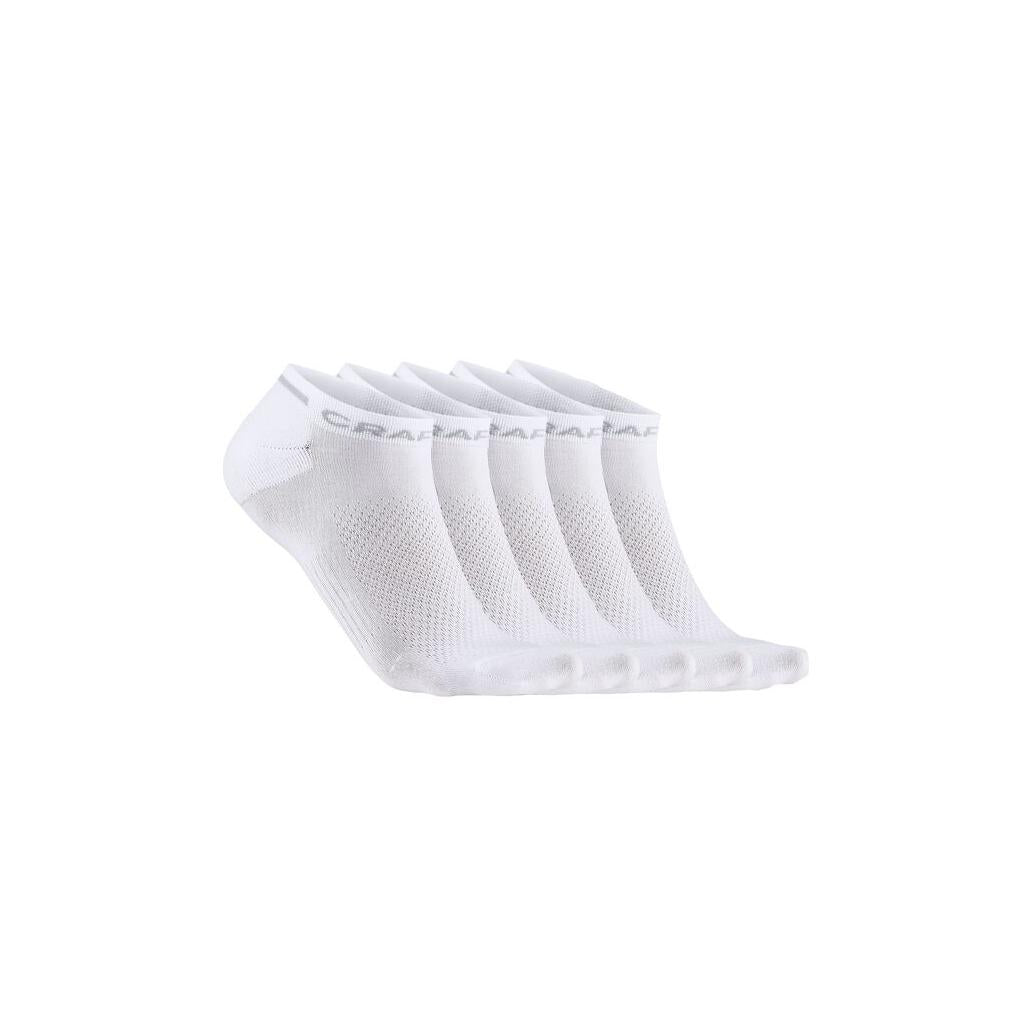 Active Shaftless Sock 5-Pack - White - Front