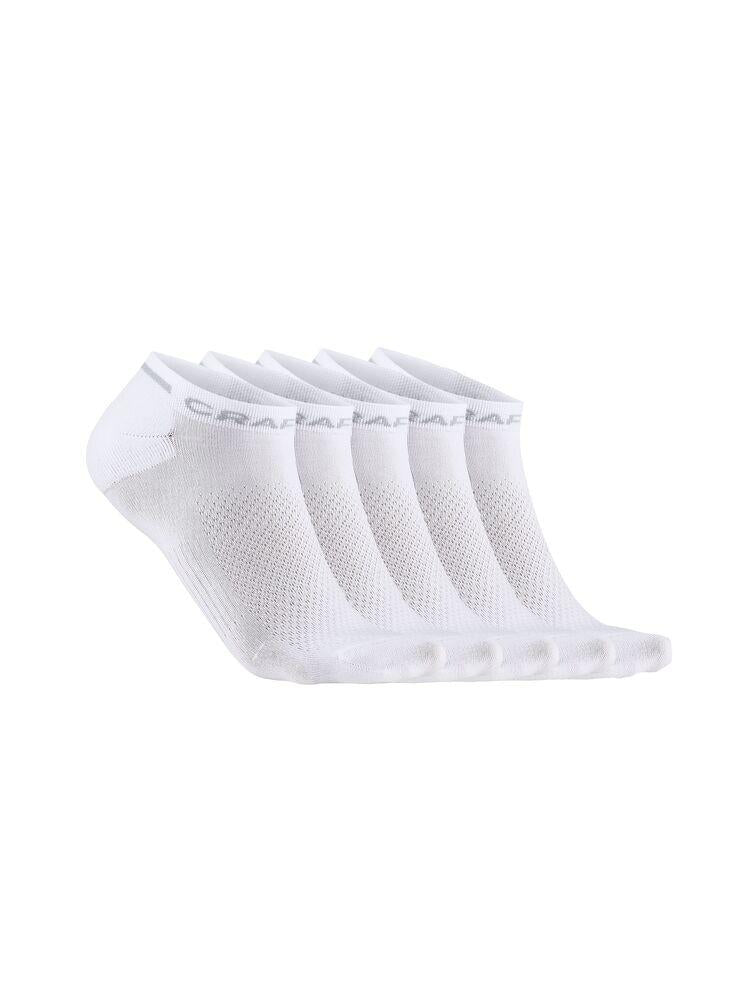 Active Shaftless Sock 5-Pack - White - Front