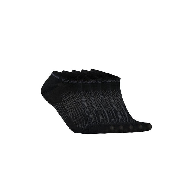 Active Shaftless Sock 5-Pack - Black - Front