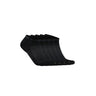 Active Shaftless Sock 5-Pack - Black - Front