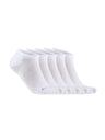 Active Footies 5-Pack - White - Front