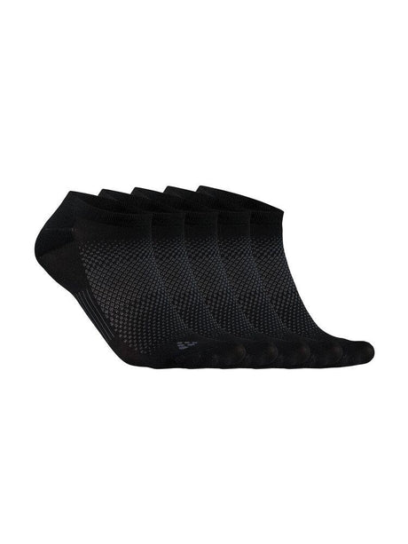 Active Footies 5-Pack - Black - Front