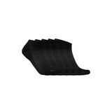 Active Footies 5-Pack - Black - Front