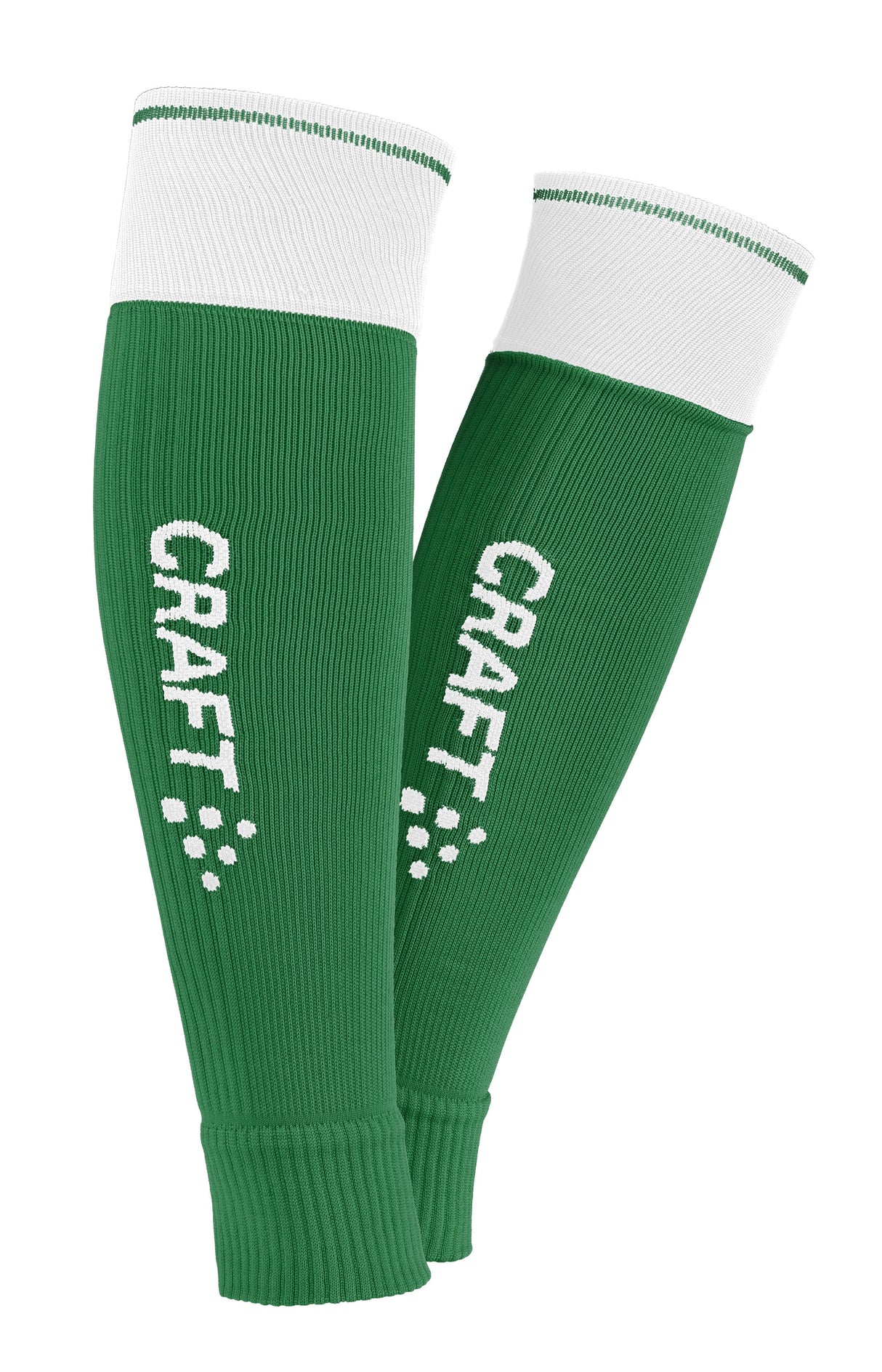 Progress 2.0 Contrast Sock W-O - Green/White - Front