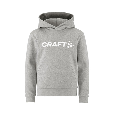 Community 2.0 Hoodie Jr - Grey Melange - Front
