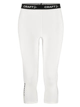 Ability 3/4 Tights Uni - White - Front