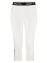Ability 3/4 Tights Uni - White - Front