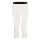 Ability 3/4 Tights Uni - White - Front