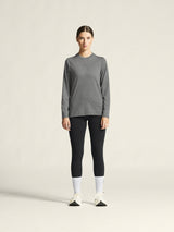 Layers Thermal Mesh Cn W - Dark Grey Melange - Closeup 1