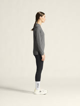 Layers Thermal Mesh Cn W - Dark Grey Melange - Closeup 2