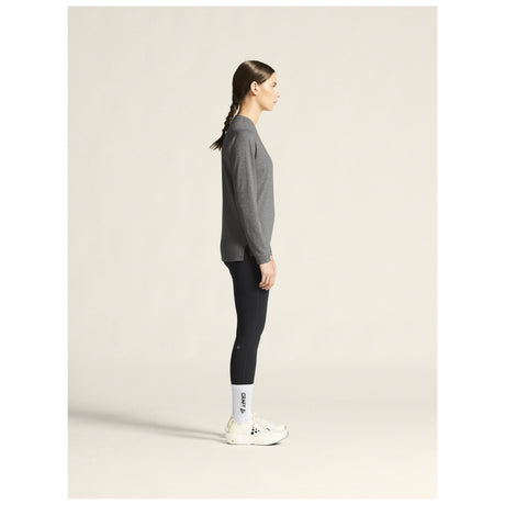 Layers Thermal Mesh Cn W - Dark Grey Melange - Closeup 2