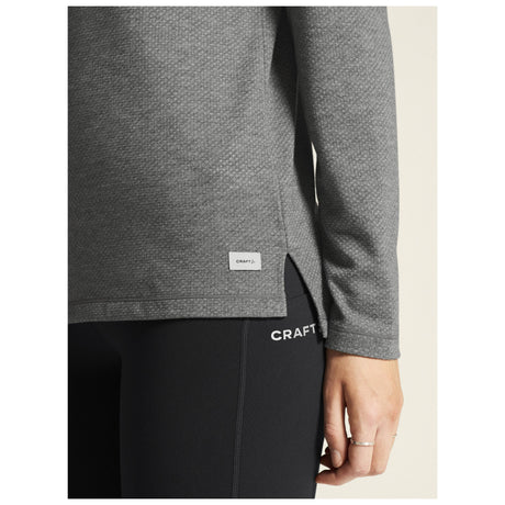 Layers Thermal Mesh Cn W - Dark Grey Melange - Closeup 6