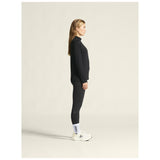 Flow Mn Ls W - Black Melange - Closeup 2