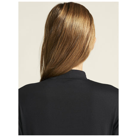 Flow Mn Ls W - Black Melange - Closeup 6