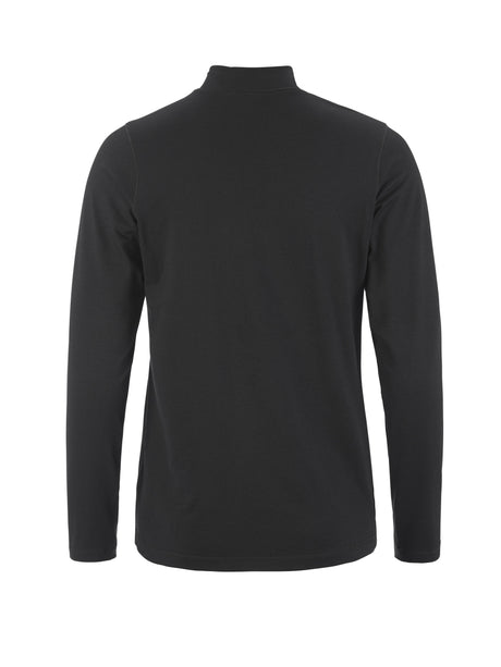 Flow Mn Ls W - Black Melange - Back