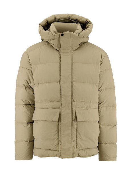 Urban Down Puffer Jkt M - Taupe - Front