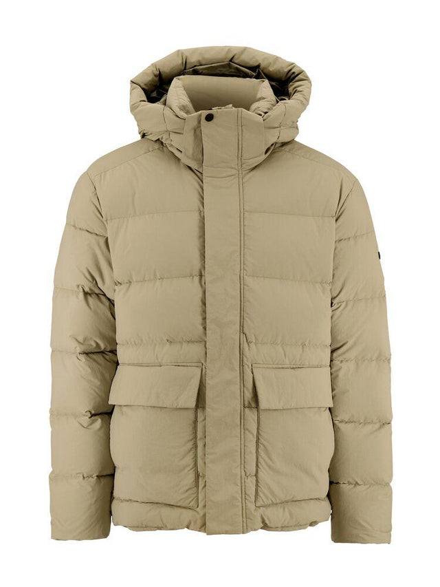 Urban Down Puffer Jkt M - Taupe - Front