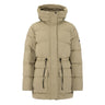 Urban Down Puffer Jkt W - Taupe - Front