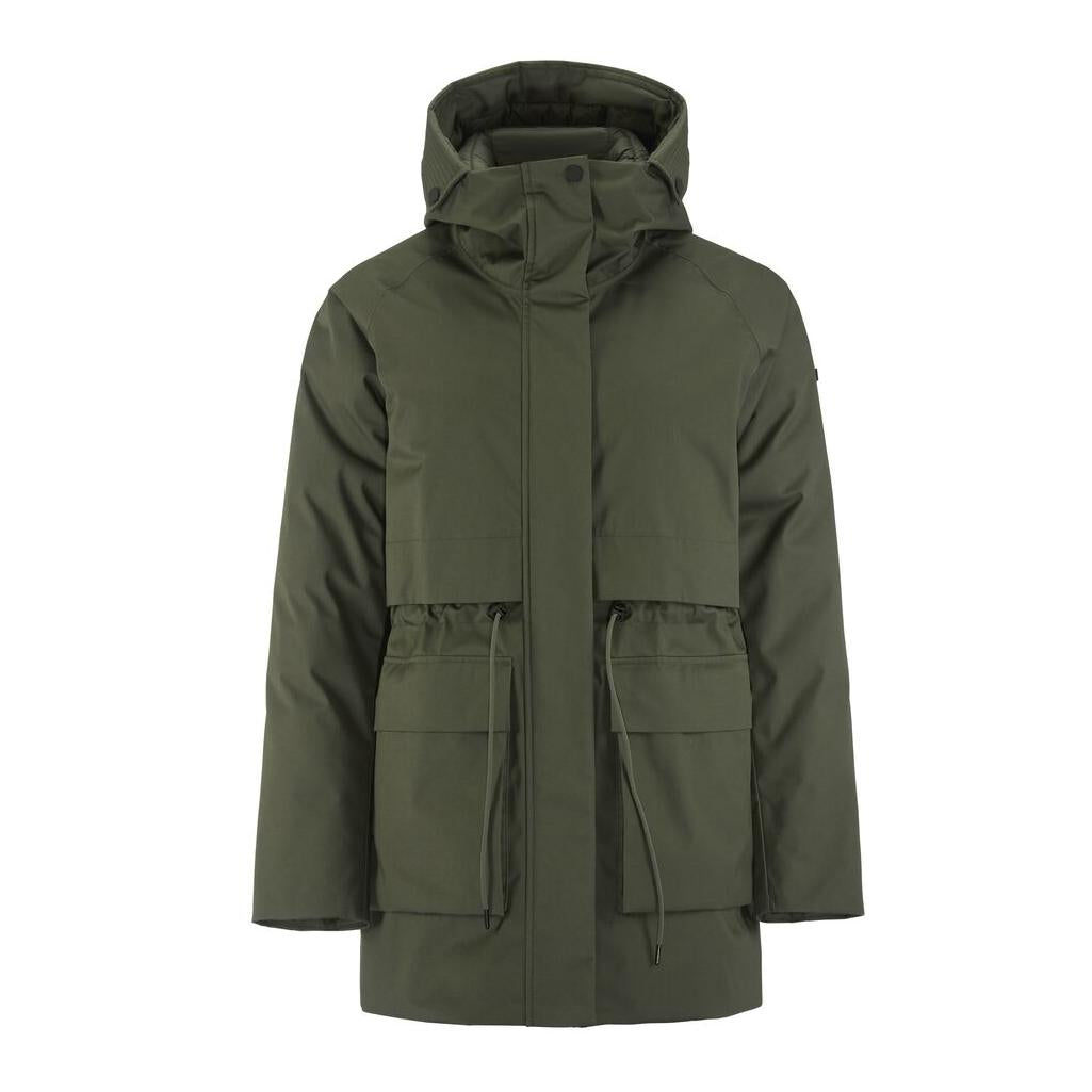 Urban Padded Parka W - Green - Front