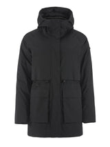 Urban Padded Parka W - Black - Front