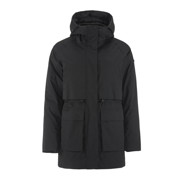 Urban Padded Parka W - Black - Front