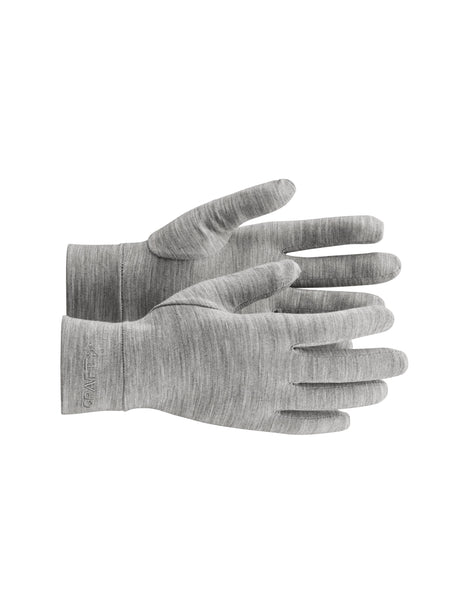 Essence Wool Light Glove - Grey Melange - Front
