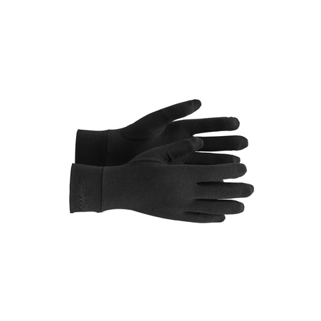 Essence Wool Light Glove - Black - Front