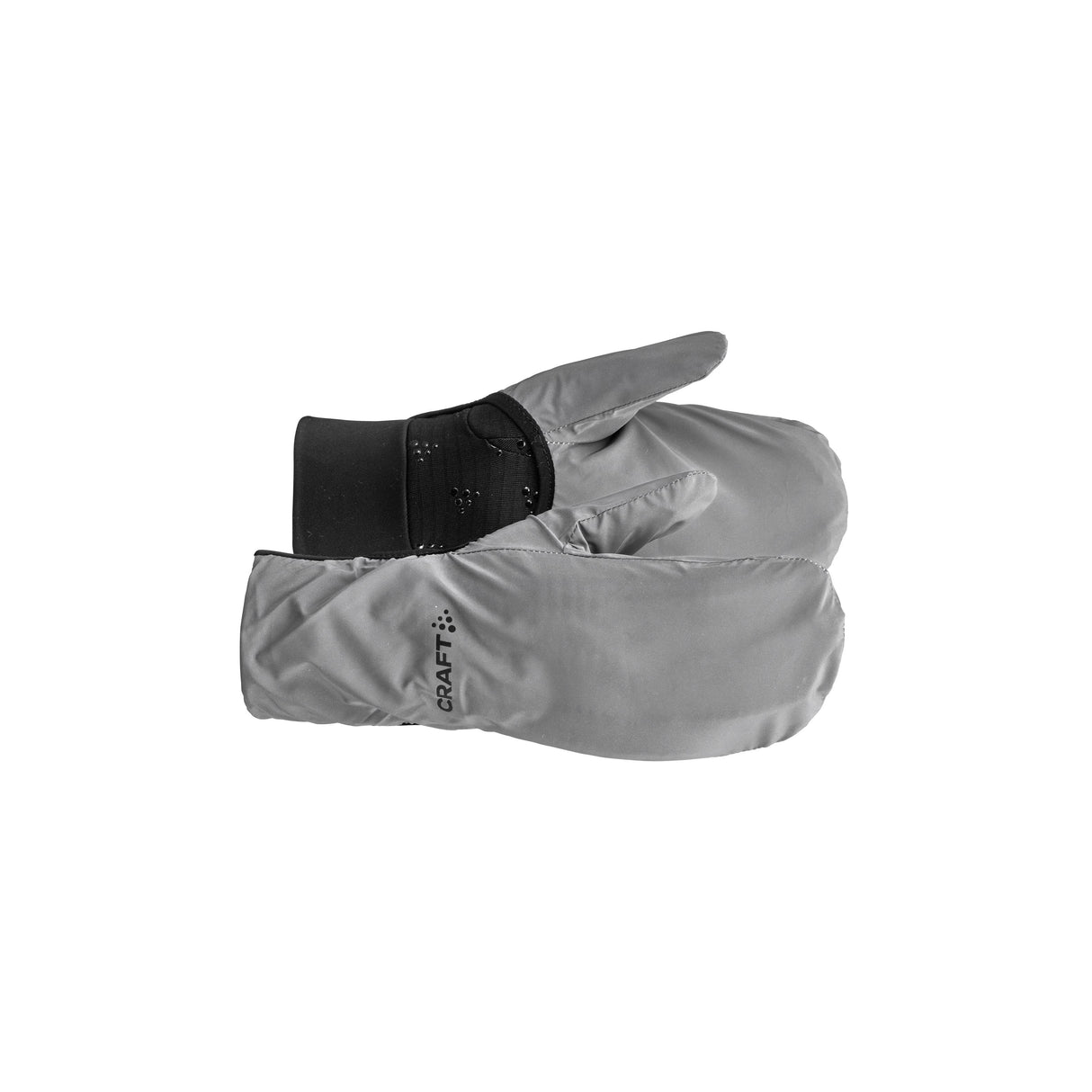 Essence Hybrid Glove - Black/Silver - Front