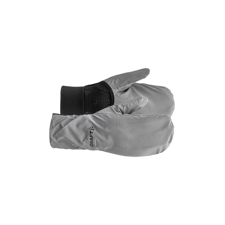 Essence Hybrid Glove - Black/Silver - Front