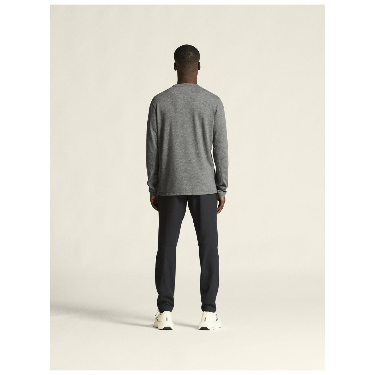 Athleisure Layers Dry Thermal Mesh M - Dark Grey Melange - Closeup 3