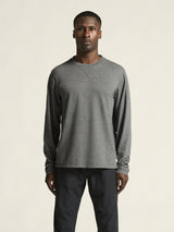 Athleisure Layers Dry Thermal Mesh M - Dark Grey Melange - Closeup 4