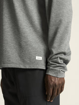 Athleisure Layers Dry Thermal Mesh M - Dark Grey Melange - Closeup 6