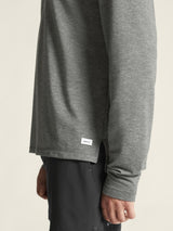 Athleisure Layers Dry Thermal Mesh M - Dark Grey Melange - Closeup 7