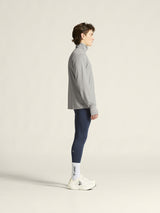 Flow Hz Ls M - Grey Melange - Closeup 2