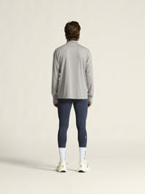 Flow Hz Ls M - Grey Melange - Closeup 3