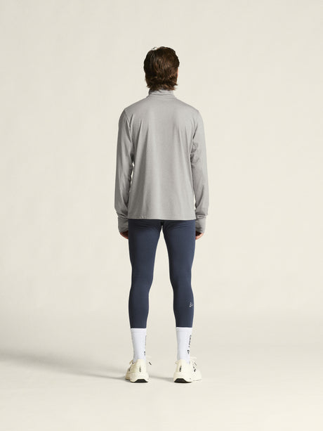 Flow Hz Ls M - Grey Melange - Closeup 3