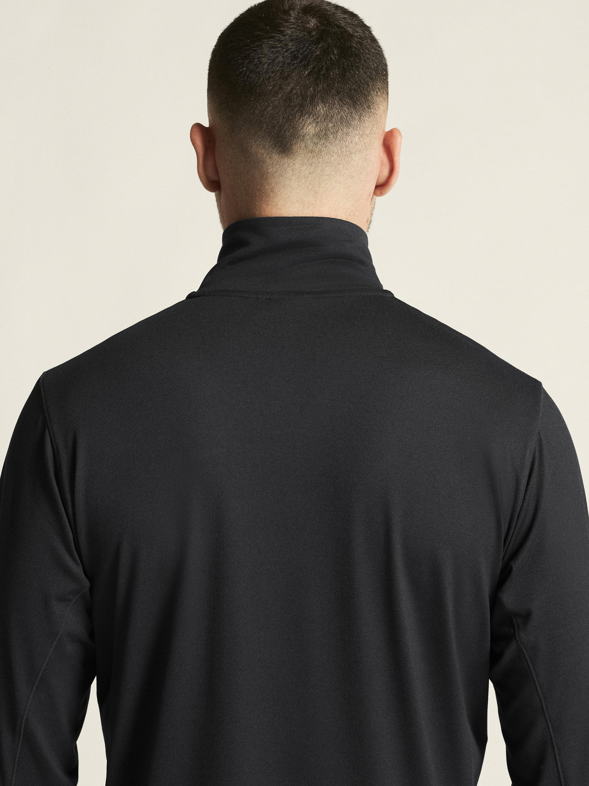 Flow Hz Ls M - Black Melange - Closeup 6